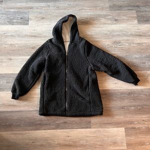 Fluffy winter jacket